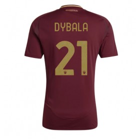 AS Roma Paulo Dybala #21 Hemmakläder 2024-25 Kortärmad